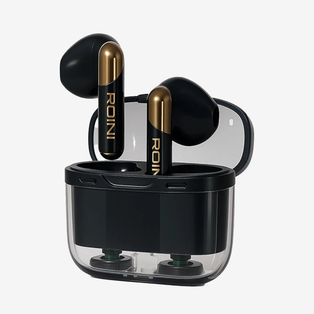 Ronin R-7070 wireless earbuds with noise cancellation