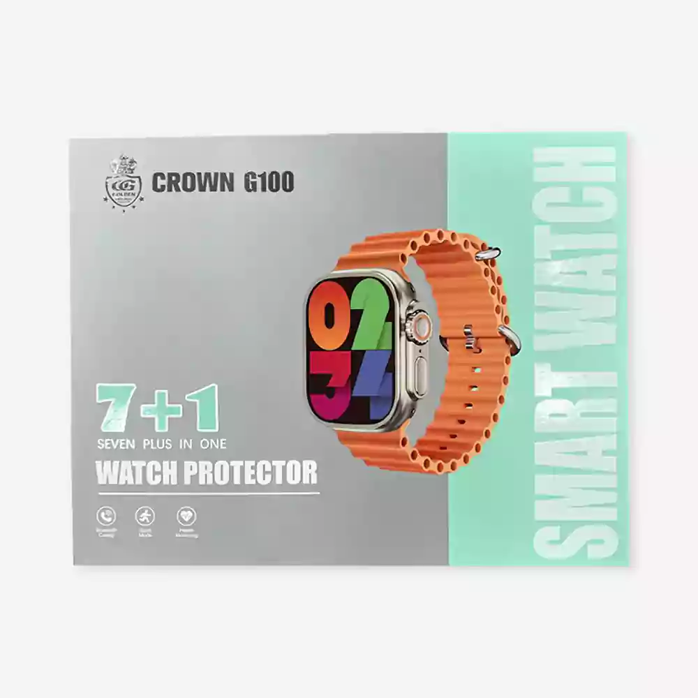 CROWN G100 7+1 SMART WATCH - Image 1