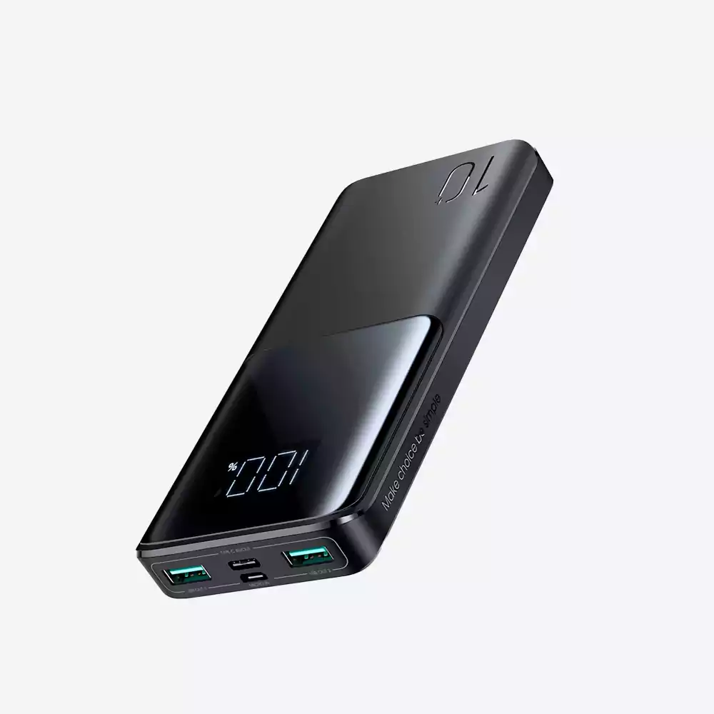 JOYROOM JR-QP191 10000mah 22.5W Fast Charging Powerbank With LCD Display - Image 2