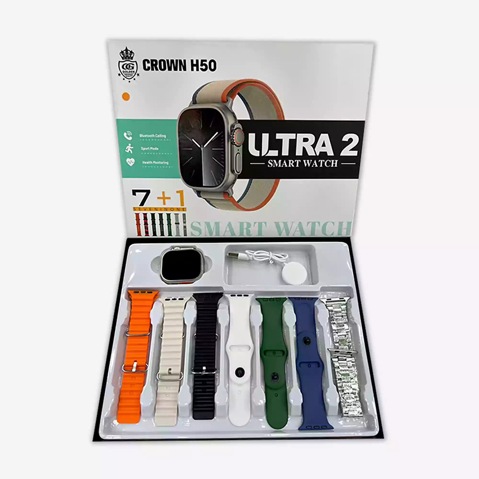 Crown H50 Ultra 2 7+1 Smart Watch - Image 2